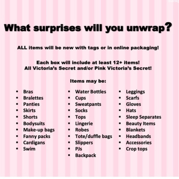 Victoria’s Secret & Pink Mystery Wholesale Box - Picture 3 of 7